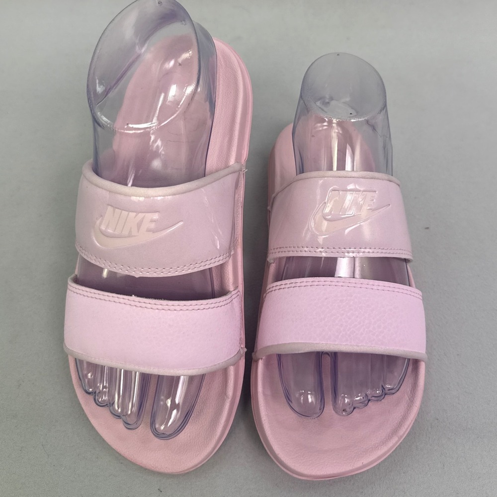 Nike Victori One Women Slide Sandals Light Pink Dual Strap Revive Foam Flat